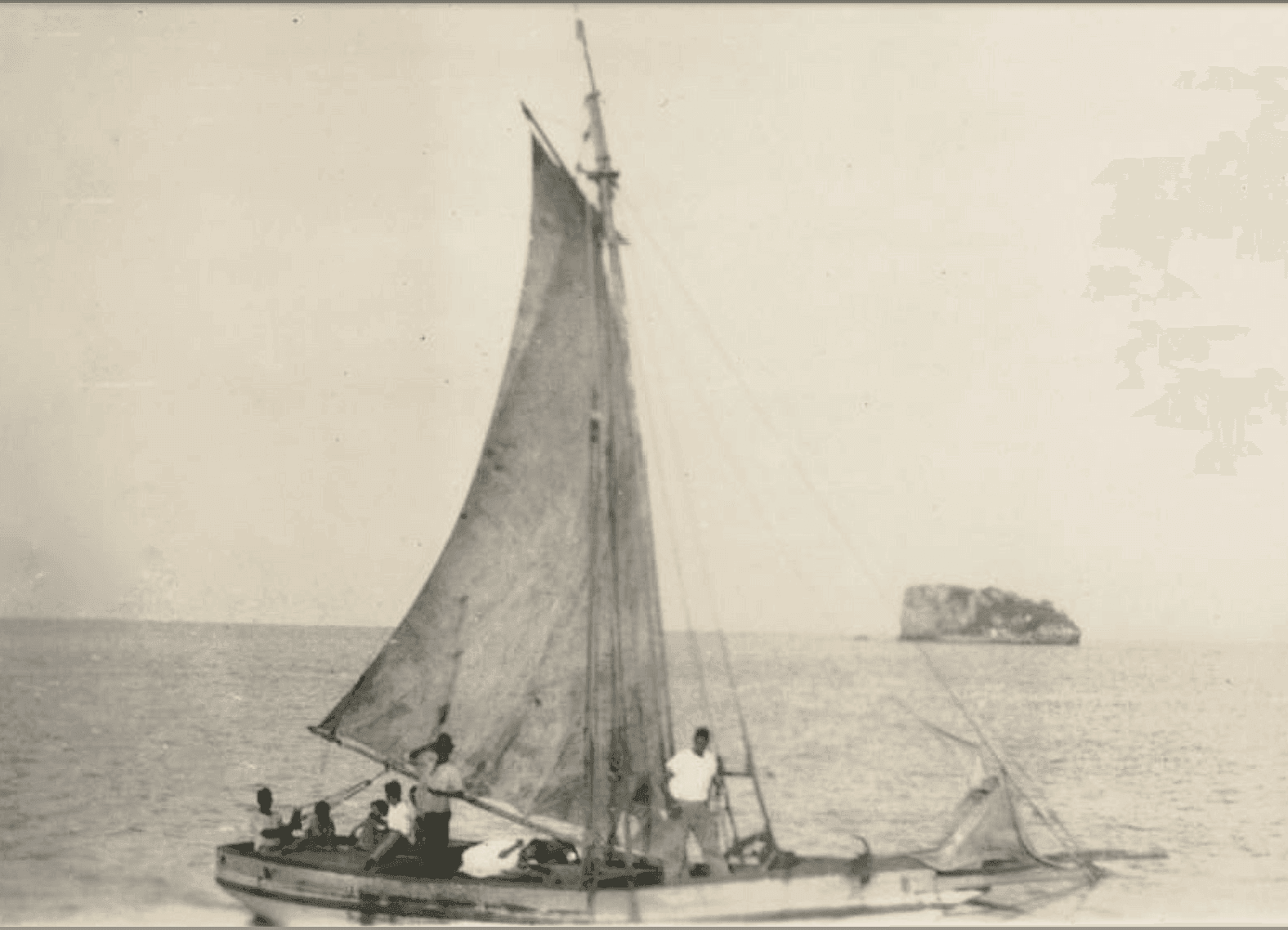 The Loss of the British sloop, KITE from Tortola, British Virgin Islands ~ 1901 By Valerie Sims