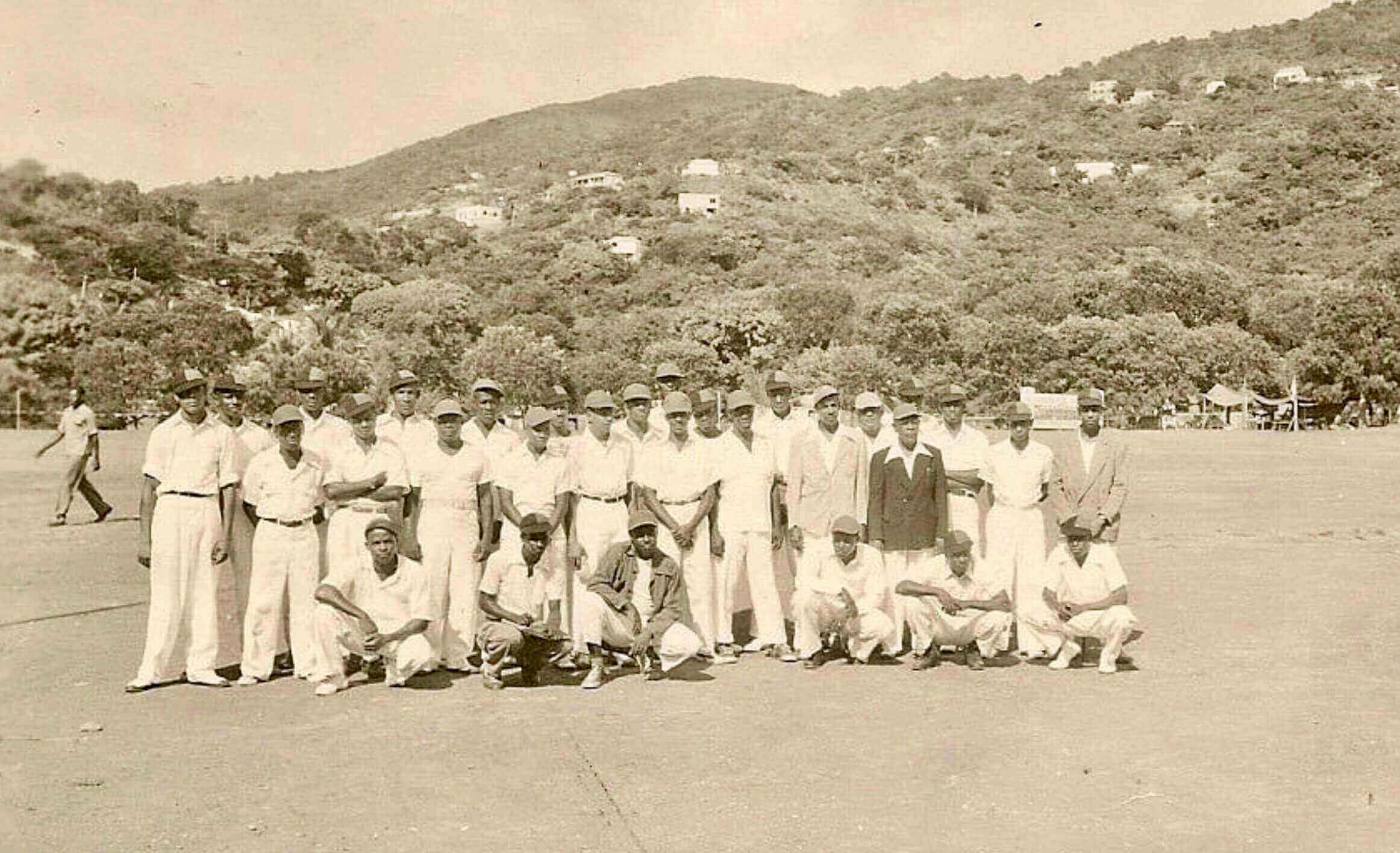 Cricket Game played in St. Thomas, US Virgin Islands ~ 1953