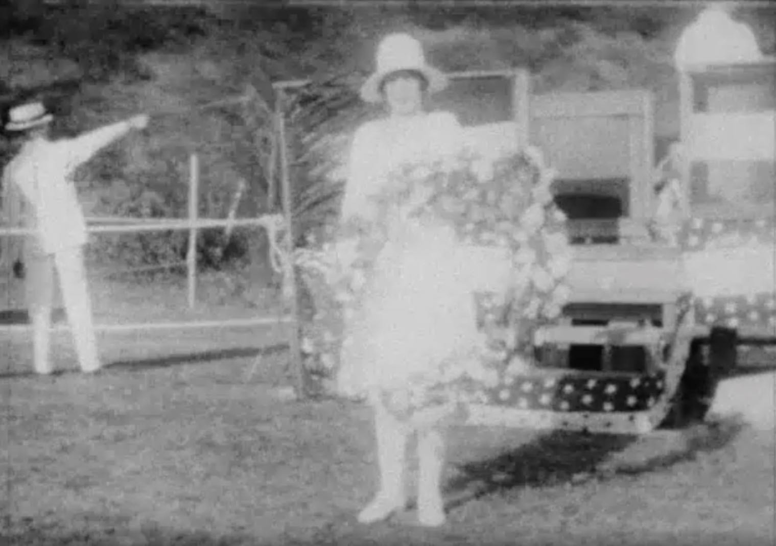 Charles Lindbergh's flower girl