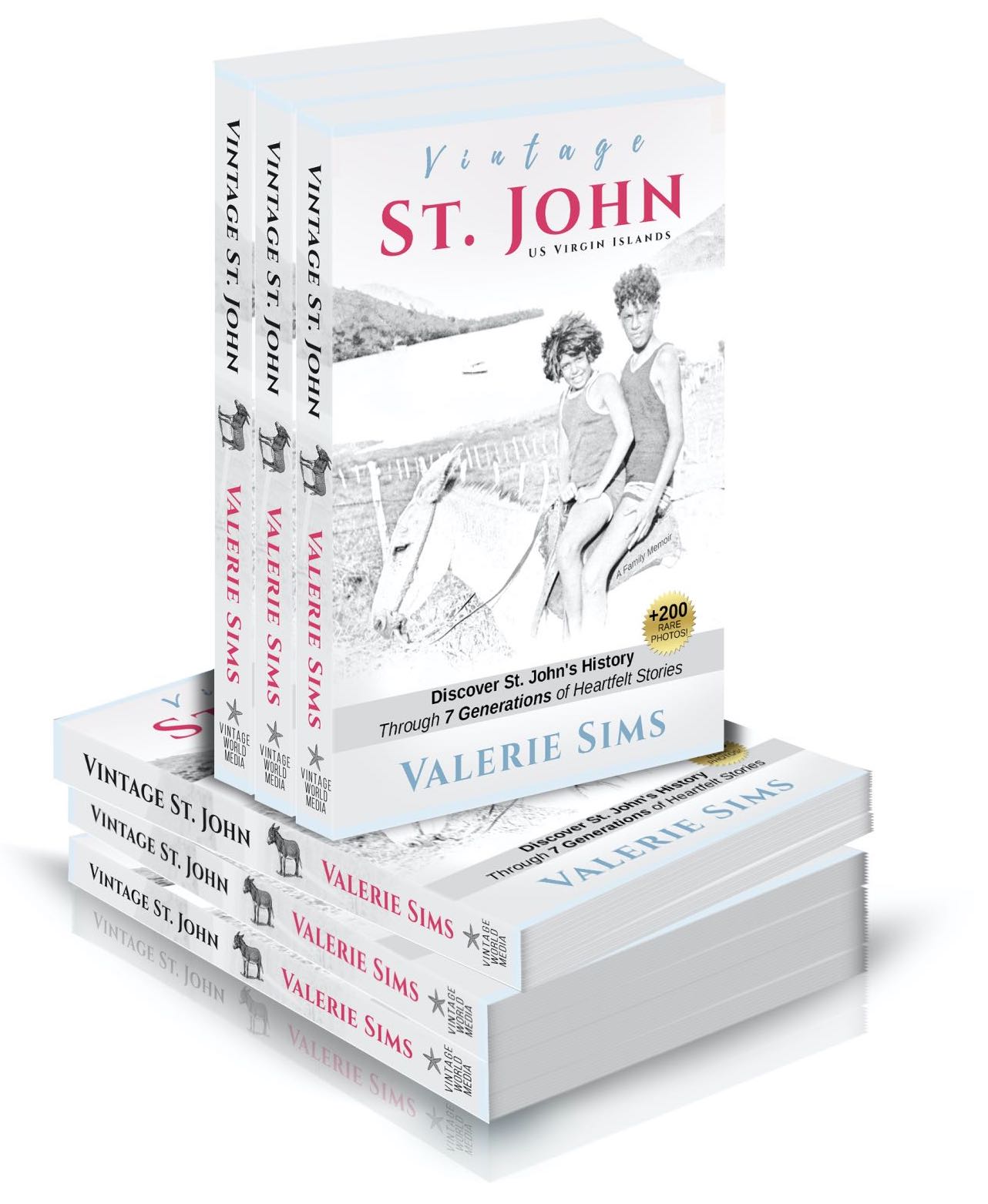 A stack of Vintage St. John books