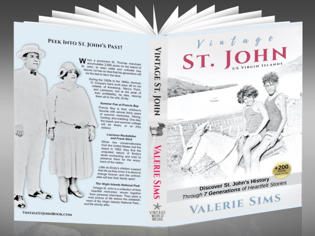 An open book of Vintage St. John