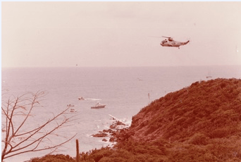 Close call as Grumman Goose goes down in the US Virgin Islands ~ 1978 By Valerie Sims