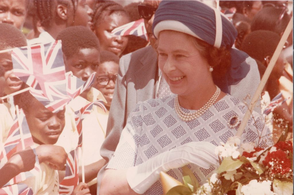 Queen Elizabeth and Prince Philip visit Tortola, British Virgin Islands ~ 1977
