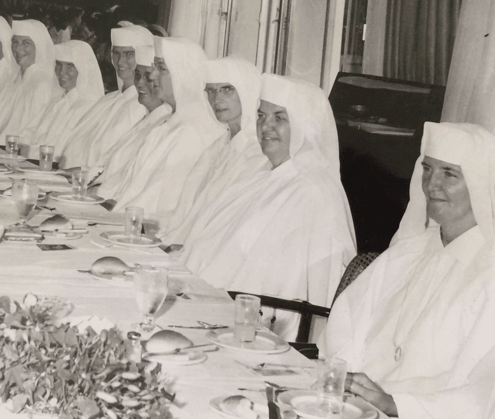 Sisters of Charity honor anniversary of Redemptorist fathers in the US Virgin Islands ~ 1958 By Valerie Sims