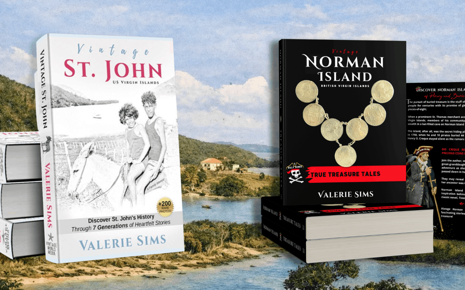 Vintage St John, Vintage Norman island book