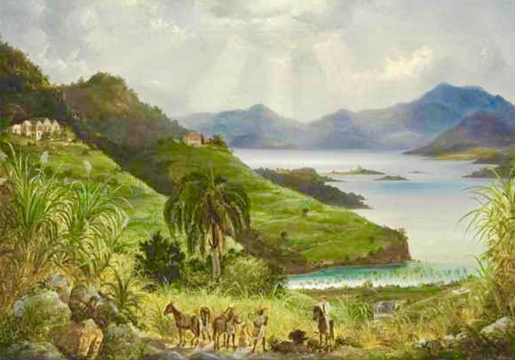 Cinnamon Bay by Fritz Melbye painting