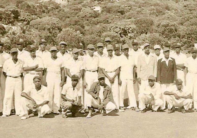 Cricket team played in St. Thomas, US Virgin Islands ~ 1953
